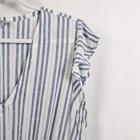 Rails Tara Dress In Blue Catalina Stripe - Size XL - Picture 4 of 11